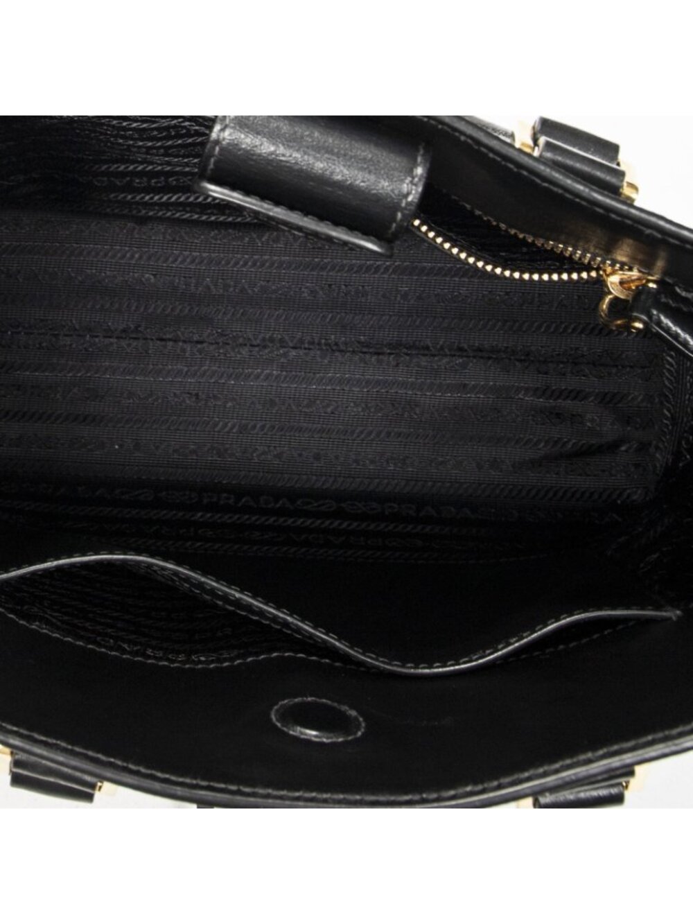 Prada Convertible Tote Black Saffiano Leather - Picture 9 of 10